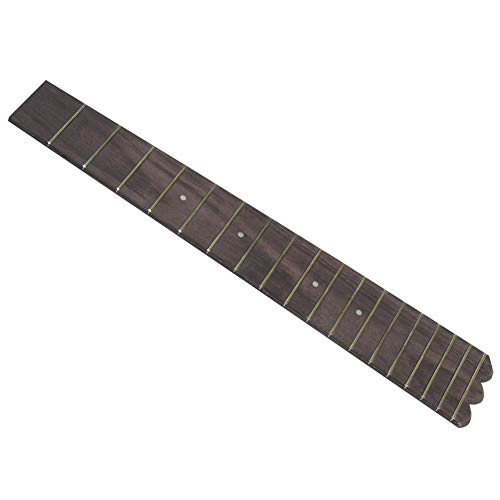 Seacanl Diapasón de Ukelele Duradero de 26 Pulgadas, diapasón de Ukelele, diapasón de Madera de Palisandro para guitarristas caseros de Ukelele de 26 Pulgadas