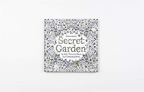 Secret Garden: An Inky Treasure Hunt and Coloring Book (for Adults, Mindfulness Coloring)