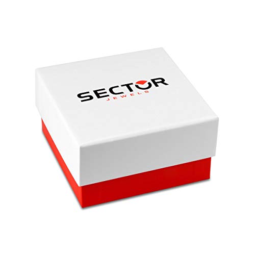 Sector No Limits Pulsera para mujer, Colección EMOTIONS, en acero, ónix blanco, esmalte - SAKQ21