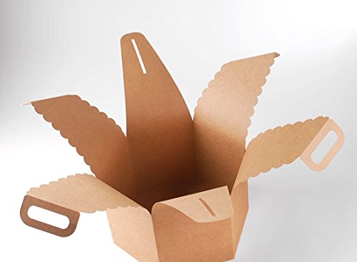 Selfpackaging Caja para Tartas y panettones. Pack de 25 Unidades - L