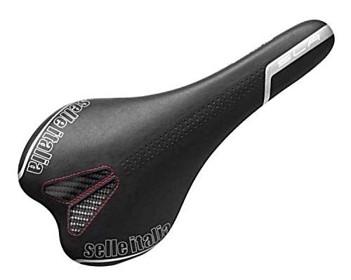 Selle Italia - Sillìn Bicicleta de Carretera SLR Kit Carbonio, Rail Carbon/Keramic Ø7x9, Sillìn Road Perfomance Fibra-tek Ligero, Comfort