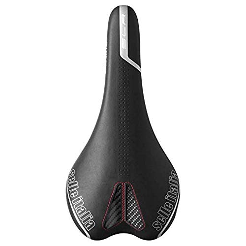 Selle Italia - Sillìn Bicicleta de Carretera SLR Kit Carbonio, Rail Carbon/Keramic Ø7x9, Sillìn Road Perfomance Fibra-tek Ligero, Comfort