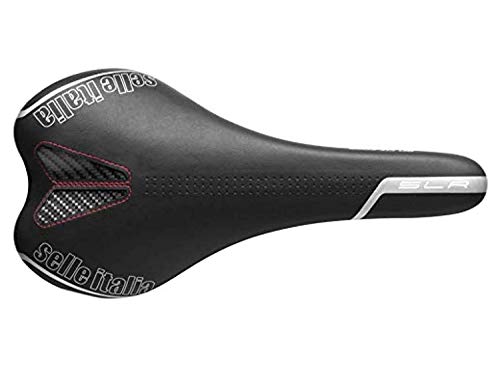 Selle Italia - Sillìn Bicicleta de Carretera SLR Kit Carbonio, Rail Carbon/Keramic Ø7x9, Sillìn Road Perfomance Fibra-tek Ligero, Comfort