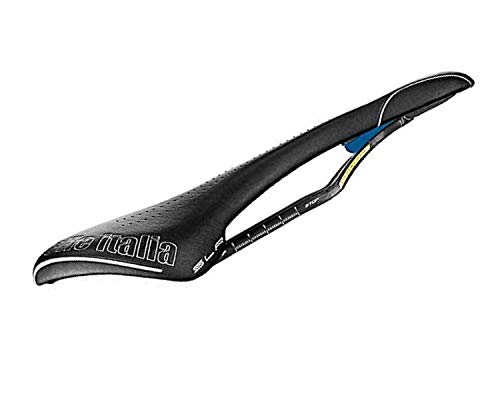 Selle Italia - Sillìn Bicicleta de Carretera SLR Kit Carbonio Superflow, Rail Carbon/Keramic Ø7x9, Sillìn Road Perfomance Fibra-tek Ligero, Comfort