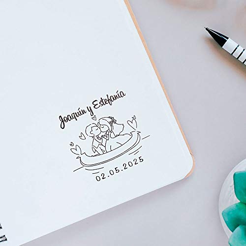 Sello de Boda Personalizado | Bote