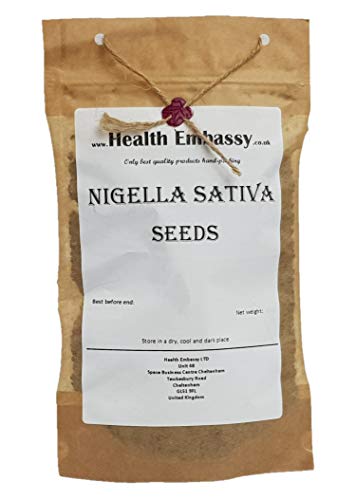 Semillas de Comino Negro (Nigella sativa) 100g/ Nigella Sativa Seeds 100g - Health Embassy