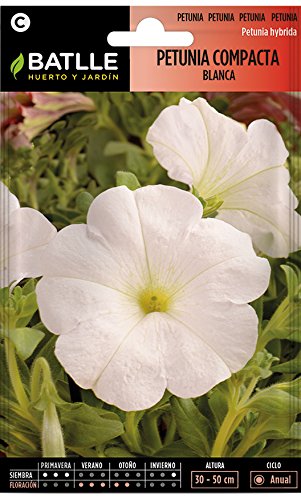 Semillas de Flores - Petunia Compacta blanca - Batlle