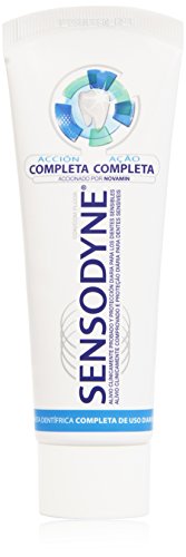 Sensodyne Acción Completa - Pasta de dientes con Flúor para dientes sensibles - 75 ml