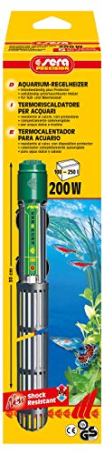 Sera 8740 Normalmente Calefactor 200 W (para 200 litros) Calidad Calefactor con schockresistentem Cristal de Cuarzo, precisión de Circuito de Seguridad y de Seguridad Protector