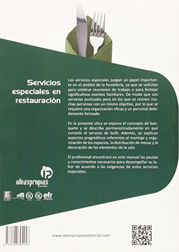 Servicios especiales en restauración: Decoración, ambientación de locales y montaje de expositores (Hostelería y turismo)