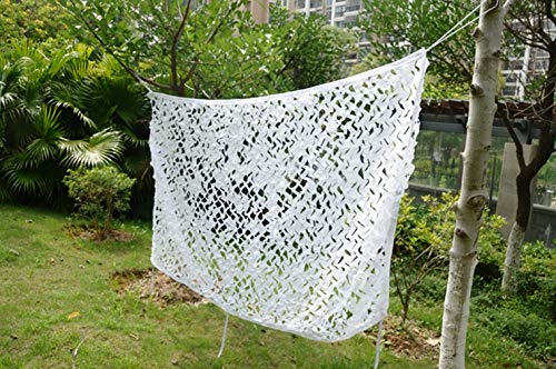 Shade net Malla de Camuflaje,Red de Sombra Nieve,Malla de Camuflaje Militar,Toldo de Terraza Red de Camuflaje,Sin Malla,para Coche Protección Solar Toldos Terraza Velas Bosque(5x6m(16x20ft))