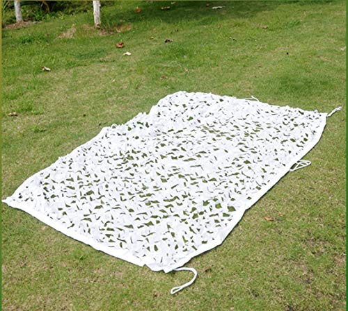 Shade net Malla de Camuflaje,Red de Sombra Nieve,Malla de Camuflaje Militar,Toldo de Terraza Red de Camuflaje,Sin Malla,para Coche Protección Solar Toldos Terraza Velas Bosque(5x6m(16x20ft))