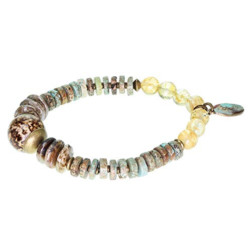 Shangri - Perla extensible de fruta de caoba Nature Bijoux