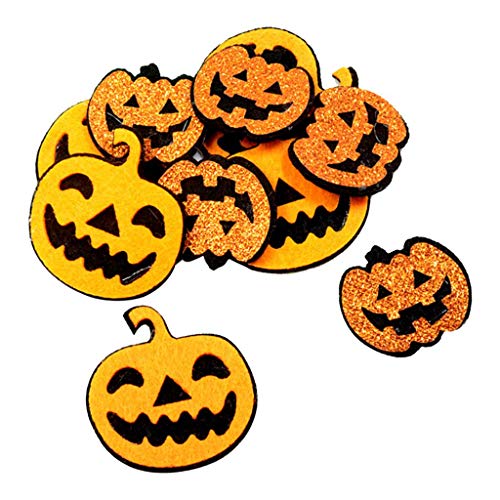 Sharplace 10X Parches de Termoadhesivos/Parches Ropa para Decoraciones de Halloween DIY para Bolso - Calabaza