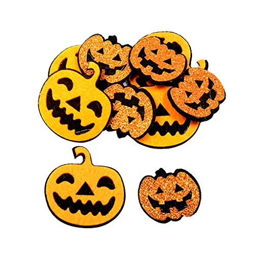 Sharplace 10X Parches de Termoadhesivos/Parches Ropa para Decoraciones de Halloween DIY para Bolso - Calabaza