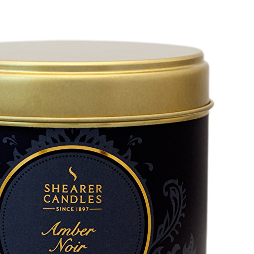 Shearer Candles SC0691 - Vela perfumada en Lata (Aroma de Invierno), Color Negro