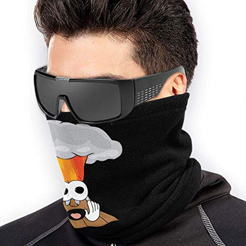 shenguang Scared Volcano Cartoon Men Women Cold Weather Polaina del Cuello Tube Mascarilla