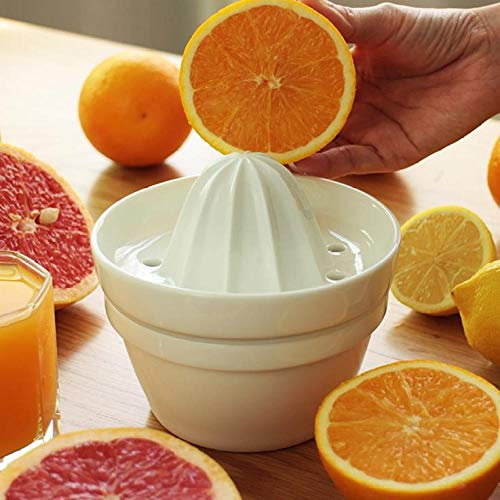 SHUNHUI Exprimidor Manual De Cerámica Exprimido Limón Prensado Jugo De Naranja Frito Artefacto Máquina De Jugo De Bebé Taza De Jugo De Naranja Máquina De Jugo De Hogar Herramienta De Cocina