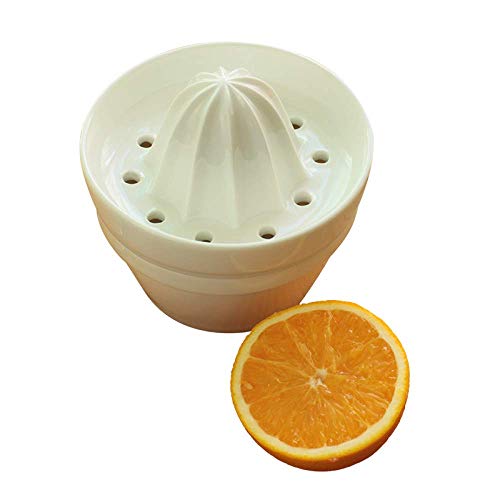 SHUNHUI Exprimidor Manual De Cerámica Exprimido Limón Prensado Jugo De Naranja Frito Artefacto Máquina De Jugo De Bebé Taza De Jugo De Naranja Máquina De Jugo De Hogar Herramienta De Cocina