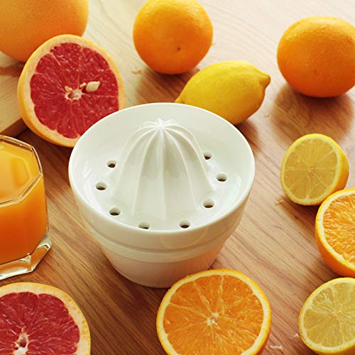 SHUNHUI Exprimidor Manual De Cerámica Exprimido Limón Prensado Jugo De Naranja Frito Artefacto Máquina De Jugo De Bebé Taza De Jugo De Naranja Máquina De Jugo De Hogar Herramienta De Cocina