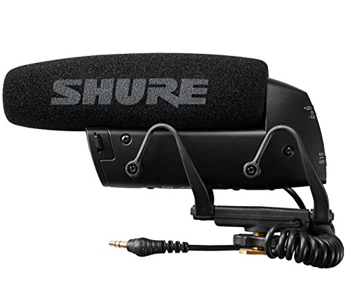 Shure VP83 - Micrófono de cañón de condensador, para uso con cámaras DSLR y grabadores de audio portátil y para captar audio detallado y de alta definición