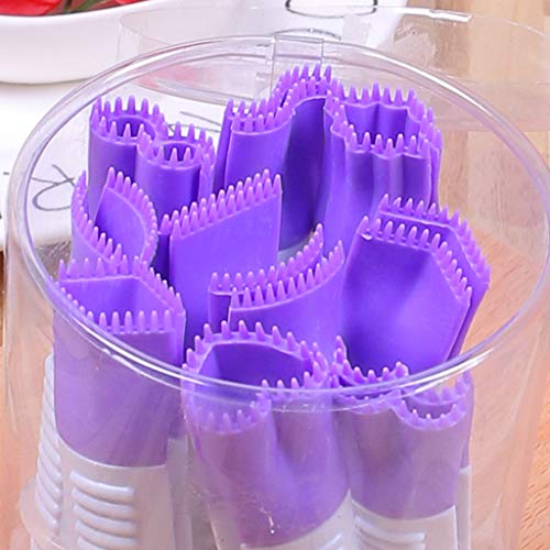 Sichuan Cake Lace Flower Edge Clip Curva Crimper Clip Biscuit Cutter Cake Herramientas de Peinado