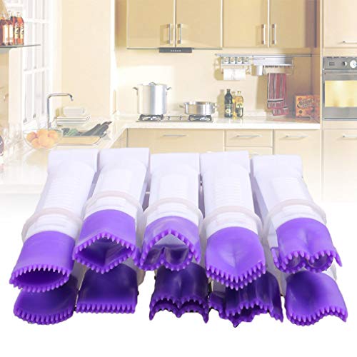 Sichuan Cake Lace Flower Edge Clip Curva Crimper Clip Biscuit Cutter Cake Herramientas de Peinado