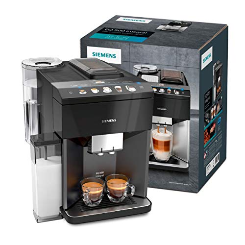 Siemens EQ.500 integral Cafetera automática, 1500 W, 1.7 litros, plástico, Negro