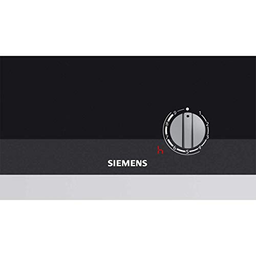 Siemens ER3A6AD70 hobs Negro Integrado Encimera de gas - Placa (Negro, Integrado, Encimera de gas, Vidrio y cerámica, 6000 W, hierro fundido)