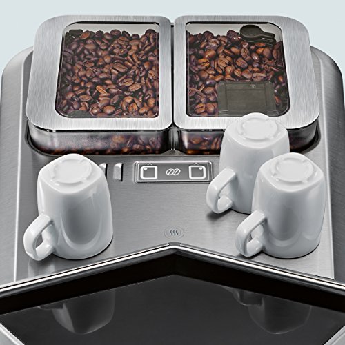 Siemens TI917531DE - Cafetera (Independiente, 2,3 L, Granos de café, De café molido, Molinillo integrado, 1500 W, Acero inoxidable)