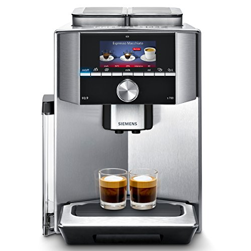 Siemens TI917531DE - Cafetera (Independiente, 2,3 L, Granos de café, De café molido, Molinillo integrado, 1500 W, Acero inoxidable)