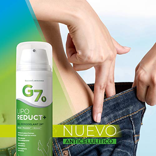 SILICIUM G7 Lipo-Reduct | Crema Anticelulítica Quemagrasas Para Adelgazar Rapido | Crema Reductora Potente Antiestrias | Diseñada para eliminar la celulitis.