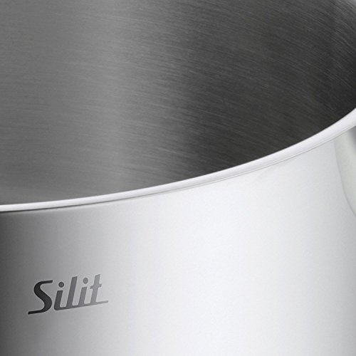 Silit 4-Topf-Set proporcionalmente Fleischtopf Stielkasserolle Pisa Schüttrand Glasdeckel Acero Inoxidable Pulido rostfrei induktionsgeeignet spülmaschinengeeignet