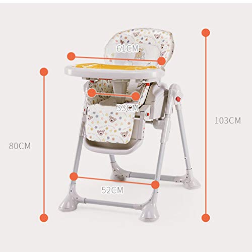 Silla Alta de Bebé Los Niños Que Comen Silla, Pueden Levantar El Taburete Alto Desmontable Y Multifuncional De Ajuste Múltiple, Jugar Eat Sit Lie, para El Hogar, para Niños De 0 A 4 Años Casa Comercia