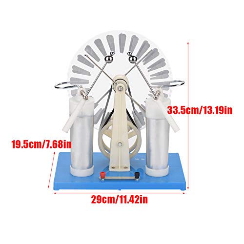 Simlug Labs Premium Wimshurst Generator, Experimento de física de máquinas estáticas Generador de Electricidad por inducción electrostática