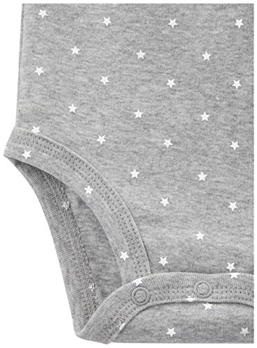 Simple Joys by Carter's Baby - Body de manga larga para bebé (5 unidades) ,Gris/Blanco ,Preemie