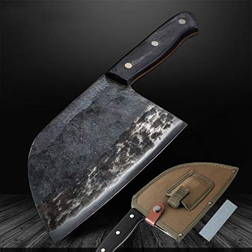 SJZS Cuchillo de Cocina de Alto Carbono con Revestimiento de Herramientas de Cortar a Mano de Acero Forjado Cuchillo de Cocina Cuchillo Profesional Cuchillos de Cocina Nakiri Gyuto Carnicero de