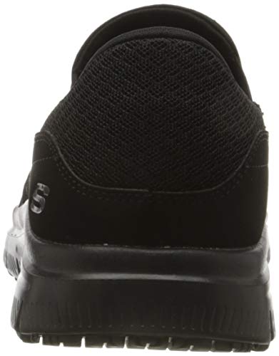 Skechers Flex Advantage Sr Mcallen, Zapatos para Servicio de Alimentos para Hombre, Negro, 44 EU