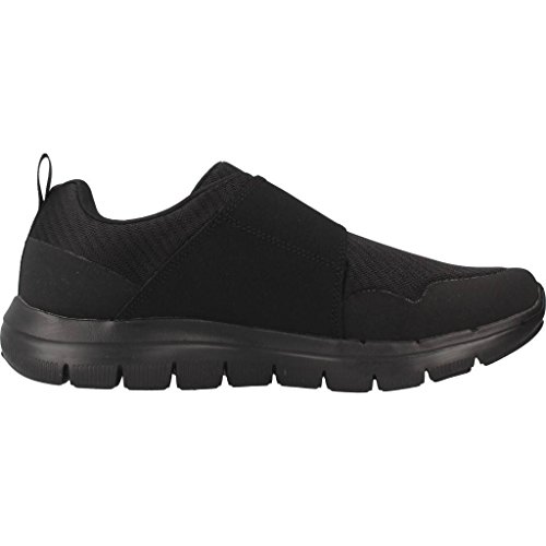 Skechers - Zapatillas Deportivas De Hombre Nobuck Y Nylon De Color Negro