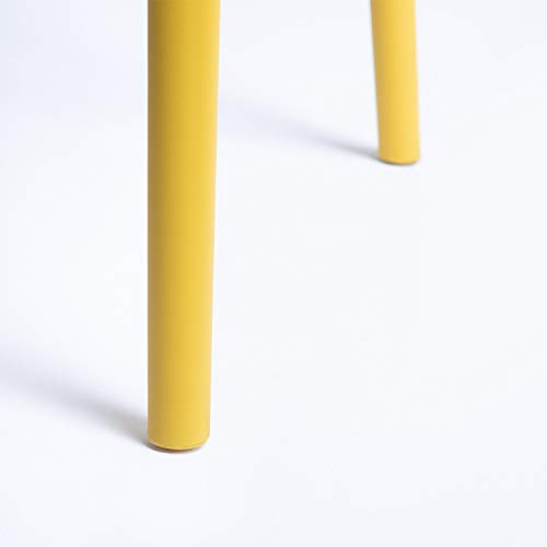 SKLUM Silla de Exterior Altea Polipropileno Amarillo Fresia - (Elige Color)