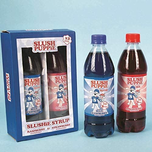 Slush Puppe Slush Puppie Jarabe de Regalo, Multicolor, 2 Botellas de 500 ml