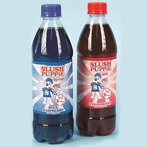 Slush Puppe Slush Puppie Jarabe de Regalo, Multicolor, 2 Botellas de 500 ml