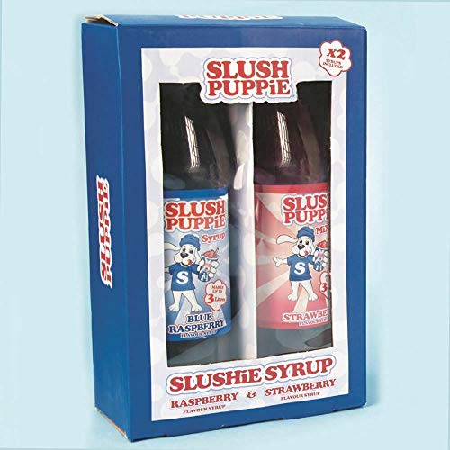Slush Puppe Slush Puppie Jarabe de Regalo, Multicolor, 2 Botellas de 500 ml