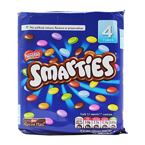 SMARTIES MILK CHOCOLATE IN A CRISP SUGAR SHELL (4X38G=152G)