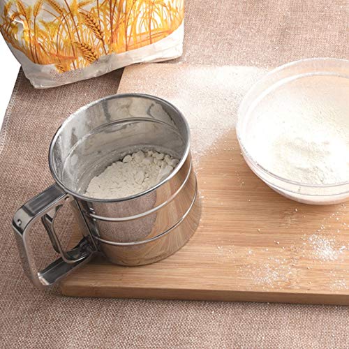 SODIAL 2 Piezas de Dispensador de Masa para Panqueques Dispensador de Masa de Acero Inoxidable Herramientas de PasteleríA para Waffles Gadgets Accesorios de Cocina