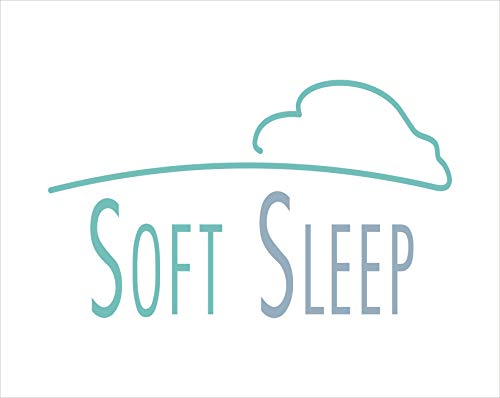 Soft Sleep® - Sábana encimera de calidad de hotel 100% algodón egipcio de 300 hilos, Azul Choco, matrimonio