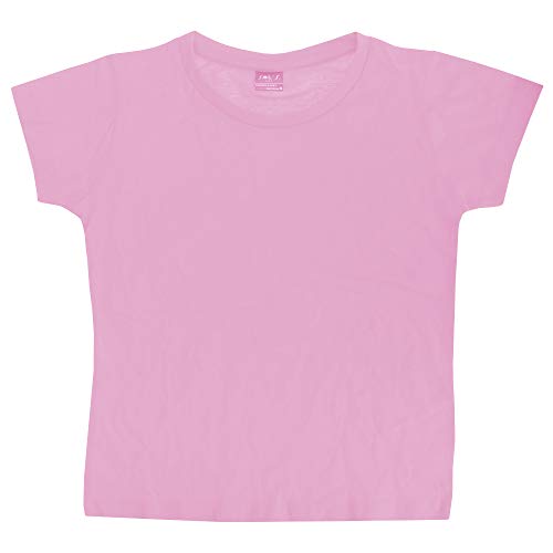 SOLS- Camiseta de Manga Corta para niñas (10 años) (Rosa Chicle)