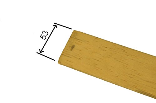 Somier de 8 láminas curvadas de Madera de Abedul - Recambio para somier - 5,3 x 89 x 0,8 cm (Kit de 8 Unidades)