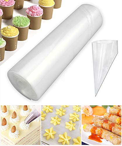 Songlela Manga Pastelera Desechable, 50 Piezas 14'' Mangas Pasteleras para Decoración, Grande Espesado Formación de Hielo Bolsas de Repostería para Postre Decoraciones Cupcakes, Pastel et Galletas #2