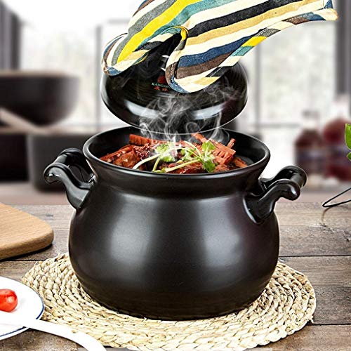 Sopa Pot - anodizado duro antiadherente pueden lavar en lavavajillas gratuito sopa crisol Stock Pot utensilios de cocina hechos de cerámica fina (tamaño: 20.3x16.5cm) Xping ( Size : 20.3x16.5cm )